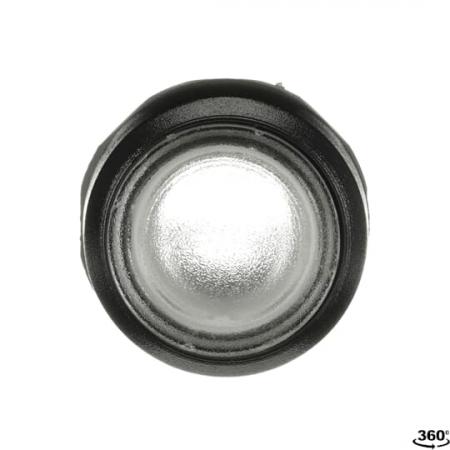 ABB MP1-10C Drucktaster, farblos, flach-tastend, Frontring, Kunststoff schwarz nicht beleuchtbar