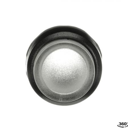 ABB MP3-10C Drucktaster, farblos, hoch-tastend, Frontring, Kunststoff schwarz nicht beleuchtbar