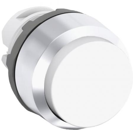 ABB MP3-21W Leuchtdrucktaster, weiss, hoch-tastend, Frontring, Kunststoff verchromt beleuchtbar