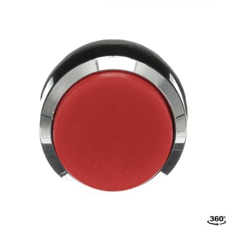 ABB MP3-30R Drucktaster, rot, hoch-tastend, Frontring, Metall verchromt nicht beleuchtbar