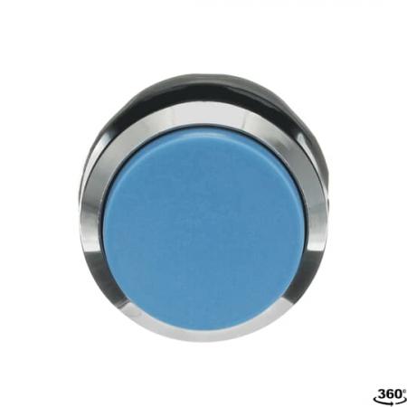 ABB MP3-30L Drucktaster, blau, hoch-tastend, Frontring, Metall verchromt nicht beleuchtbar