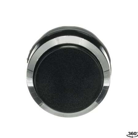 ABB MP3-30B Drucktaster, schwarz, hoch-tastend, Frontring, Metall verchromt nicht beleuchtbar