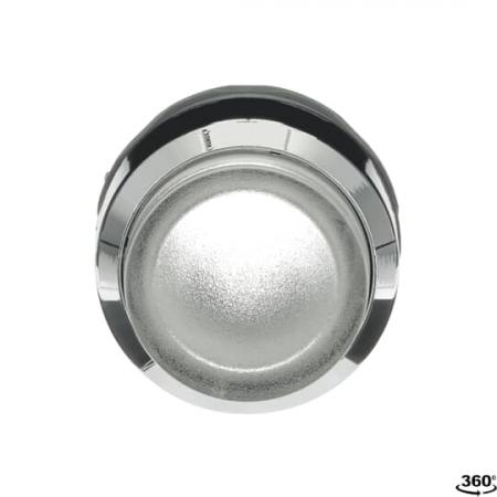 ABB MP3-31C Leuchtdrucktaster, farblos, hoch-tastend, Frontring, Metall verchromt beleuchtbar