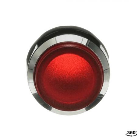 ABB MP4-31R Leuchtdrucktaster, rot, hoch-verrastend, Frontring, Metall verchromt beleuchtbar