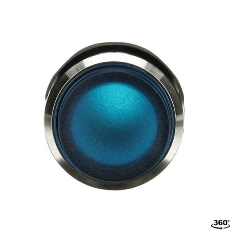 ABB MP4-31L Leuchtdrucktaster, blau, hoch-verrastend, Frontring, Metall verchromt beleuchtbar