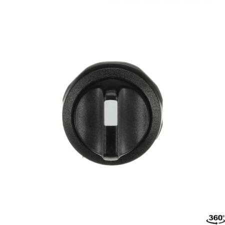 ABB M2SS1-10B Wahlschalter B-C, schwarz, 2 Stellungen, kurzer Drehgriff rastend, Frontring Kunststoff schwarz, nicht beleuchtbar