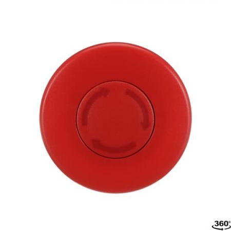 ABB MPMT4-10R NOT-AUS-Pilztaster 60mm rot, rot, D=60 mm, Drehentriegelung
