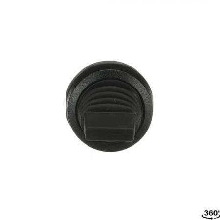 ABB MTS2-10B Kipphebelschalter Bedienelement, 3 Positionen, tastend, Hebel schwarz Rückstellung Von A nach B und C nach B, Frontring Kunststoff schwarz