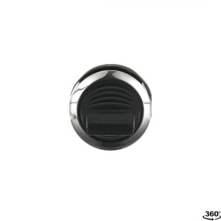 ABB MTS3-30B Kipphebelschalter Bedienelement, 3 Positionen, rastend, Hebel schwarz Frontring Metall verchromt