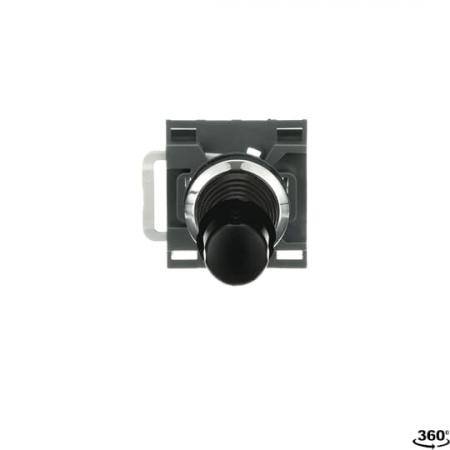 ABB MJS8-60B Joystick 2 Positionen horizontal, in C und E verrastend mit Verriegelung, Chrom Metall