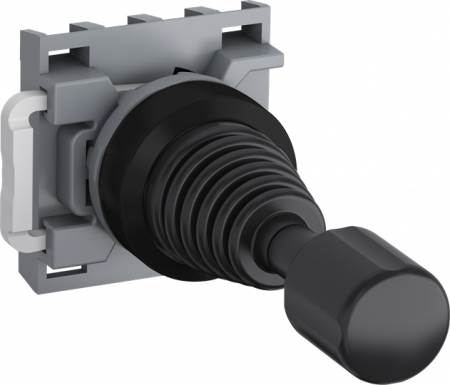 ABB MJS12-40B Joystick 4-Positionen, in allen Positionen verrastend, mit Verriegelung schwarzer Kunststoff