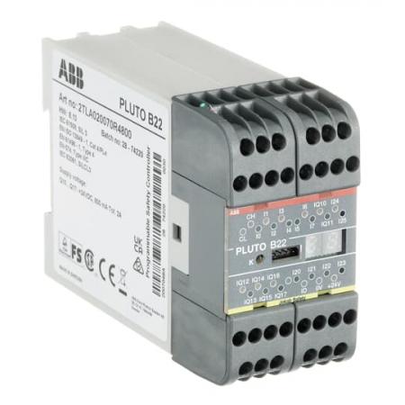 ABB Pluto B22 Sicherheits-SPS Eingangserweiterung, PL e/Kat. 4, SIL 3 für den Einsatz mit PLUTO Sicherh.bus Montage auf 35 mm Hutschiene