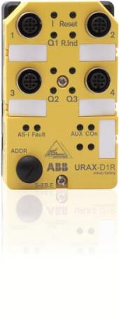 ABB URAX-D1R AS-i Safe Eingangsmodul für OSSD-Ausgänge mit Reset und Ausgängen
