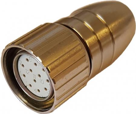ABB Connector for RSA 597 Buchsenstecker für Drehgeber RSA 597 SSF10M23 Pinbelegung im Uhrzeigersinn