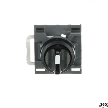 ABB M4SS1-10B Wahlschalter, schwarz, kurz, 4 Stellungen, mit Halter, Kunststoff