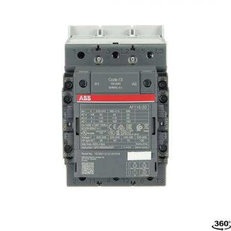 ABB AF116-30-22-13 Schütz, 55 kW, 100-250 V 50/60 Hz / DC, Kabelkäfigklemmen-Anschluss