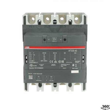 ABB AF305-40-00-13 Schütz, 4-polig, 100-250 V 50/60 Hz / DC, Schienenanschlüsse