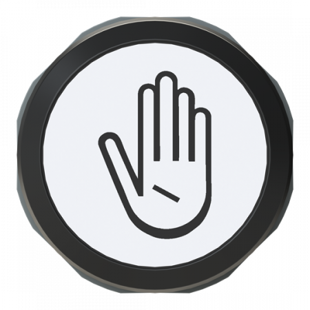 ABB MP9-1220 MP2-10W-L Drucktaster HAND, Symbol Code E2300457