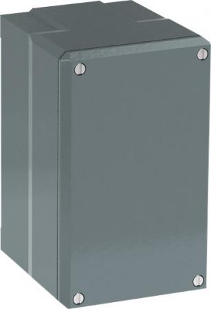 ABB 080SP2SF Metallgehäuse, 2 Befehlsstellen, grau, Aluminium, IP66, geschlossen ohne Öffnung für Kabel-Einführung, Modular Metall Reihe