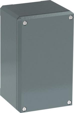 ABB 080SP2SFC Metallgehäuse, 2 Befehlsstellen, grau, Aluminium, IP66, geschlossen mit Öffnung für Kabel-Einführung, Modular Metall Reihe