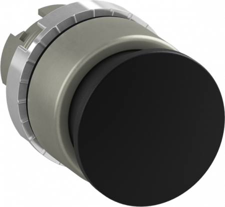 ABB P9MEM3NN Pilztaster 28mm schwarz Metall, tastend, nicht beleuchtbar Taster-Vorsatz, Kontakthalter und Kontermutter