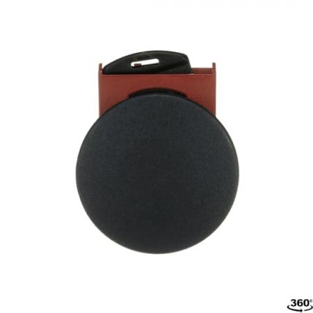 ABB P9MEM4NN Pilztaster 40mm schwarz Metall, tastend, nicht beleuchtbar Taster-Vorsatz, Kontakthalter und Kontermutter