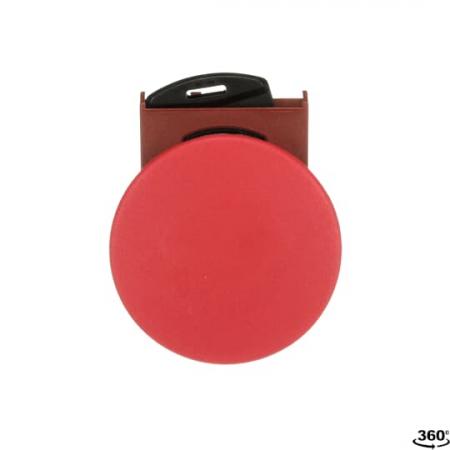 ABB P9MEM4RN Pilztaster 40mm rot Metall, tastend, nicht beleuchtbar Taster-Vorsatz, Kontakthalter und Kontermutter