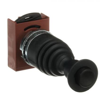 ABB P9MMB2T Joystick 2-Positionen vertikal, in A und D tastend, mit Verriegelung Gummi, schwarz