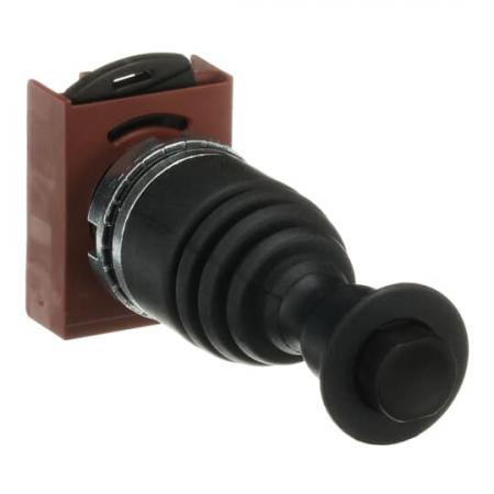 ABB P9MMB4F Joystick 4 Positionen, in allen Positionen verrastend, mit Verriegelung Gummi, schwarz