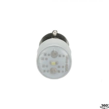 ABB BA9S12LEDB LED-Lampe weiß 12V AC/DC BA9s, für Lampenblöcke P9PDNxx + P9PDTxx Modular Metall Reihe