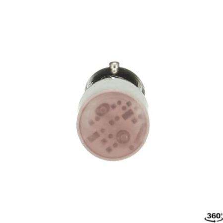 ABB BA9S24LEDR LED-Lampe rot 24V AC/DC BA9s, für Lampenblöcke P9PDNxx + P9PDTxx Modular Metall Reihe