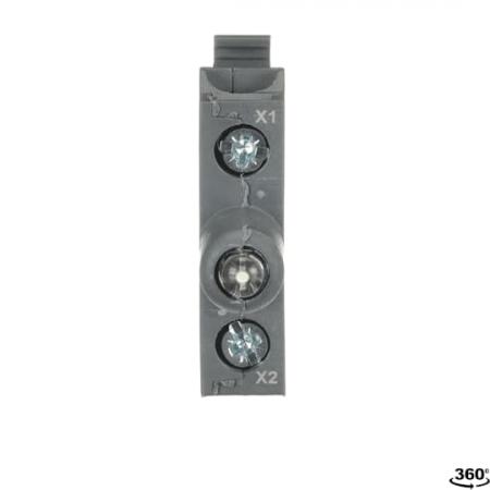 ABB MLBL-04BW Leuchtelement mit fest integrierter LED, weiss, 110-130VAC