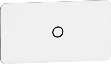 ABB MA6-1032 Beschriftungsschild Einlage O, Kunststoff alufarben für Modular, Compact-Reihe