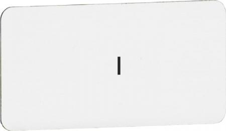 ABB MA6-1033 Beschriftungsschild Einlage I, Kunststoff alufarben für Modular und Compact-Reihe