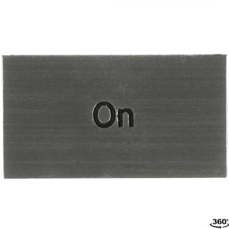 ABB MA6-1038 Beschriftungsschild , Englischer Text "ON"