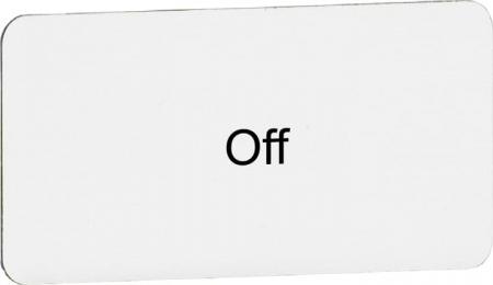 ABB MA6-1039 Beschriftungsschild, für Schalter mit 1 Schaltstellung