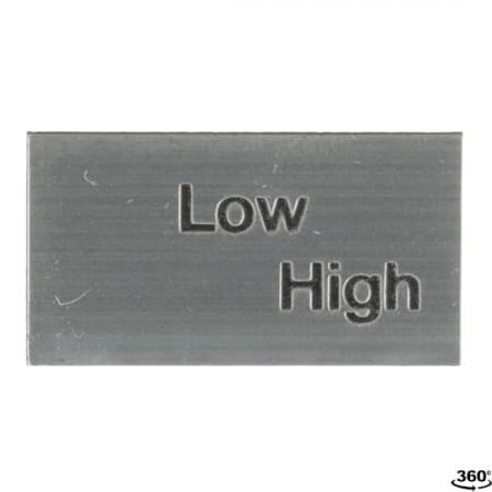 ABB MA6-1075 Beschriftungsschild, für Schalter mit 2 Schaltstellungen