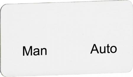 ABB MA6-1085 Texteinlage "Man" / "Auto", für Schalter mit 3 Schaltstellungen
