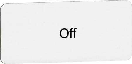 ABB MA6-1135 Beschriftungsschild, für Schalter mit 1 Schaltstellung