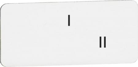 ABB MA6-1171 Texteinlage "I" / "II", für Schalter mit 2 Schaltstellungen