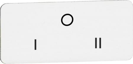 ABB MA6-1192 Texteinlage "I" / "0" / "II", für Schalter mit 3 Schaltstellungen