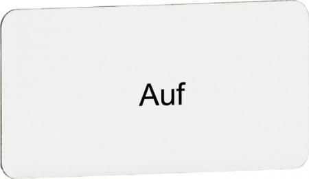 ABB MA8-1043 Texteinlage mit Text: "Auf", Kunststoff alufarben für CombiLine-Modular und CombiLine-Compact