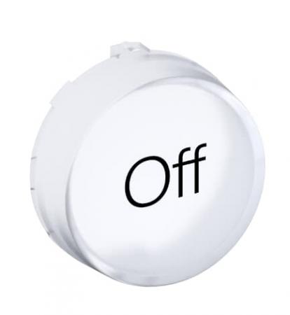 ABB KTC3-1019 Textkappe Leuchte weiss Off, für Taster CombiLine-Modular 2.Generation