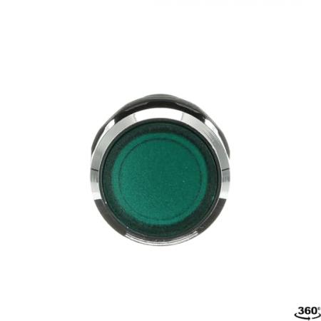 ABB CP1-31G-10 Leuchtdrucktaster grün, 1S, 24VACDC Frontring Metall verchromt