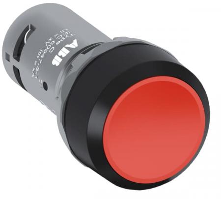 ABB CP2-10R-02 Drucktaster, rastend, flach, rot, 2 Öffner