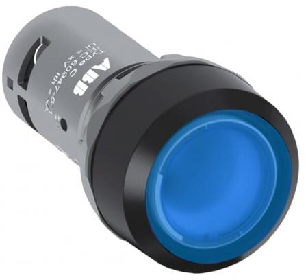 ABB CP2-11L-10 Leuchtdrucktaster blau, verrastend mit LED 24 VACDC 1 Schliesser ABB CombiLine Compact