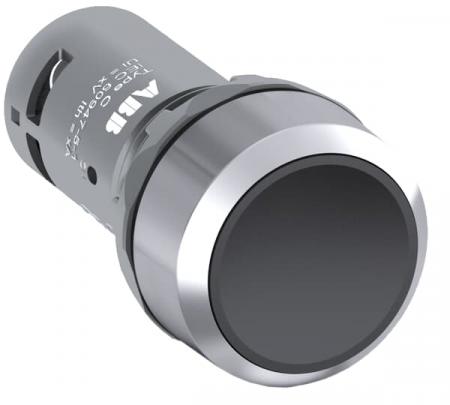 ABB CP2-30B-20 Drucktaster, rastend, flach, schwarz, 2 Schließer