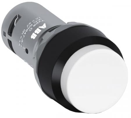 ABB CP3-10W-11 Drucktaster, tastend, hoch, weiss, 1 Schließer +1 Öffner