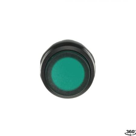 ABB CP4-12G-10 Leuchtdrucktaster grün, 1 Schließer grün hoch rastend LED 110-130V AC/DC
