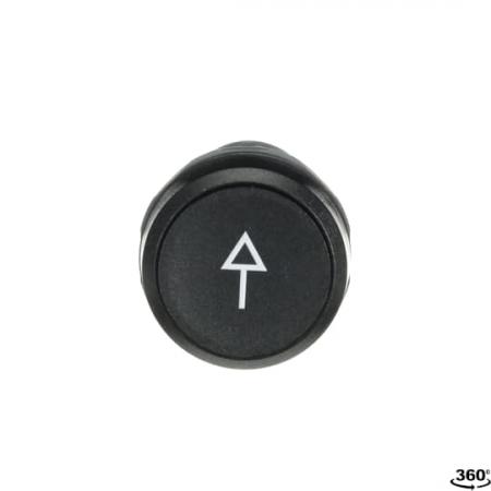 ABB CP9-1032 Drucktaster tastend flach, Taste schwarz mit Pfeil weiss, 2S, CombiLine-Compact